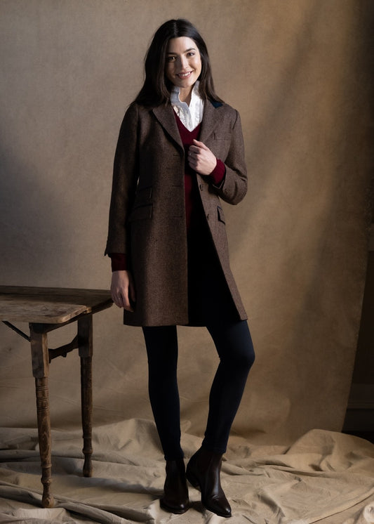 Millie Cashmere Vee Neck - Claret - 2