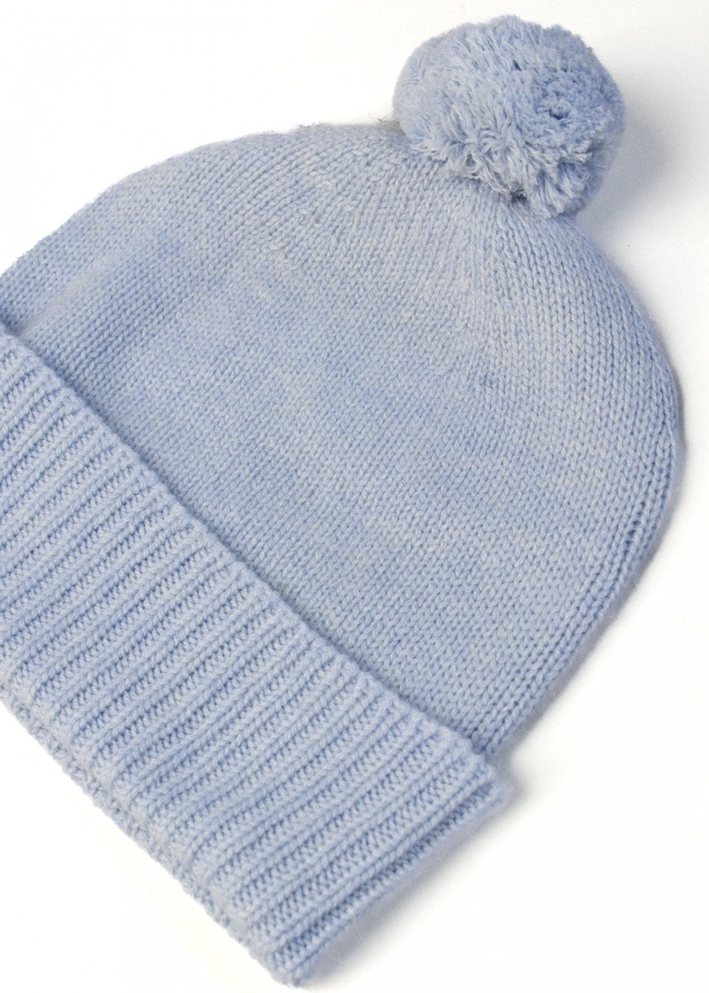 Briar Cashmere Pom Pom Beanie - Coast - 2