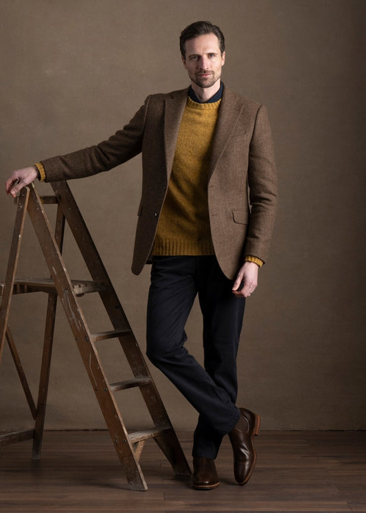 Crookham Tweed Jacket - Latte - 1