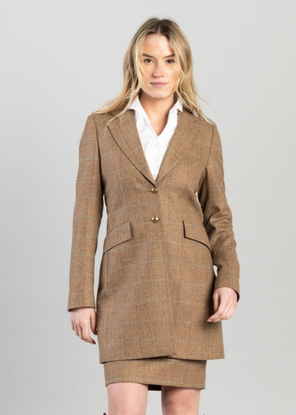 Elena Cashmere Long Jacket